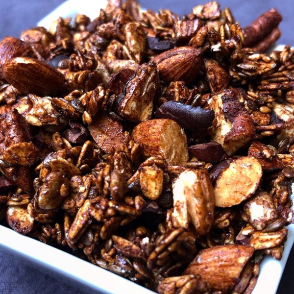 Granola de cacao y castaña